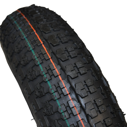 Kenda Roue complète de remorque - 3.50-8 - entraxe : 4x100 - capacité de charge : 170 kg - diamètre du moyeu : 57 mm - 4PR