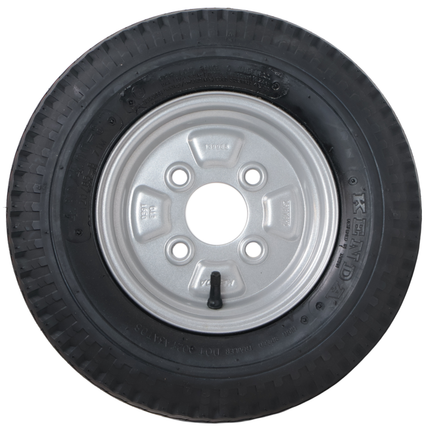 Kenda Roue complète de remorque - 4.00-8 - entraxe : 4x100 - capacité de charge : 335 kg - diamètre du moyeu : 57 mm - 6PR