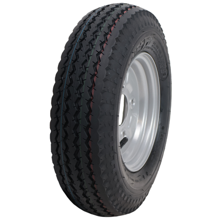 Kenda Roue complète de remorque - 4.00-8 - entraxe : 4x100 - capacité de charge : 335 kg - diamètre du moyeu : 57 mm - 6PR