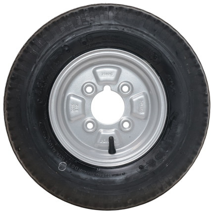 Kenda Roue complète de remorque - 4.00-8 - graisseur - entraxe : 4x101,6 - capacité de charge : 265 kg - diamètre du moyeu : 67 mm - 4PR