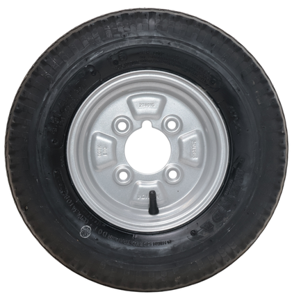 Kenda Roue complète de remorque - 4.00-8 - graisseur - entraxe : 4x101,6 - capacité de charge : 265 kg - diamètre du moyeu : 67 mm - 4PR