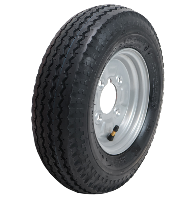 Kenda Roue complète de remorque - 4.00-8 - graisseur - entraxe : 4x101,6 - capacité de charge : 335 kg - diamètre du moyeu : 67 mm - 6PR