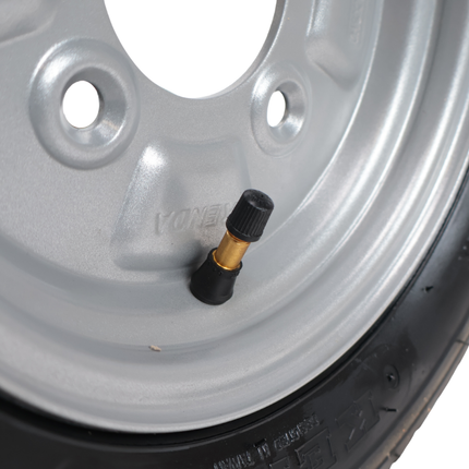 Kenda Roue complète de remorque - 4.00-8 - graisseur - entraxe : 4x101,6 - capacité de charge : 335 kg - diamètre du moyeu : 67 mm - 6PR