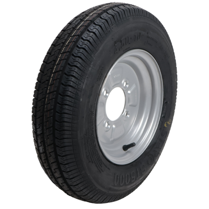 Kenda Roue complète de remorque - 4.50-10 - entraxe : 4x115 - capacité de charge : 400 kg - diamètre du moyeu : 85 mm - 6PR