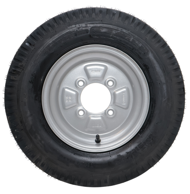 Kenda Roue complète de remorque - 4.50-10 - entraxe : 4x115 - capacité de charge : 315 kg - diamètre du moyeu : 85 mm - 6PR
