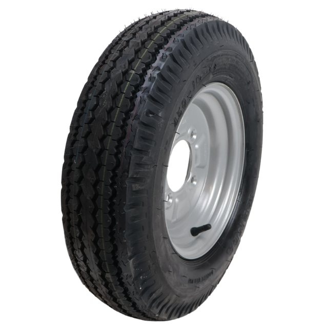 Kenda Roue complète de remorque - 4.50-10 - entraxe : 4x115 - capacité de charge : 315 kg - diamètre du moyeu : 85 mm - 6PR