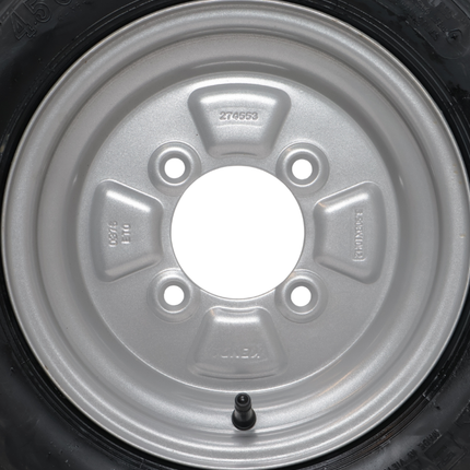 Kenda Roue complète de remorque - 4.50-10 - entraxe : 4x115 - capacité de charge : 315 kg - diamètre du moyeu : 85 mm - 6PR