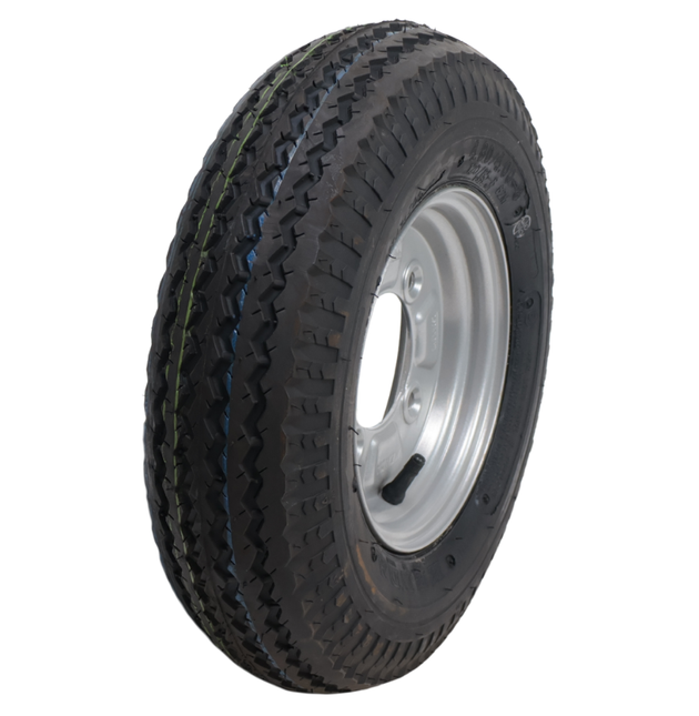 Kenda Roue complète de remorque - 4.80/4.00 - entraxe : 4x115 - capacité de charge : 265 kg - diamètre de moyeu : 85 mm - 4PR