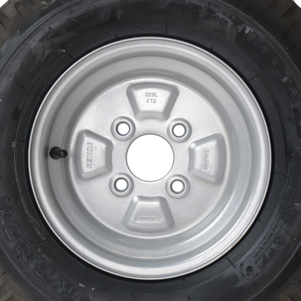 Kenda Roue complète de remorque - 5.00-10 - entraxe : 4x100 - capacité de charge : 440 kg - diamètre du moyeu : 60 mm - 6PR