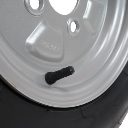 Kenda Roue complète de remorque - 5.00-10 - entraxe : 4x100 - capacité de charge : 355 kg - diamètre du moyeu : 60 mm - 4PR
