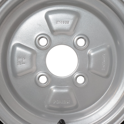 Kenda Roue complète de remorque - 5.00-10 - entraxe : 4x100 - capacité de charge : 355 kg - diamètre du moyeu : 60 mm - 4PR