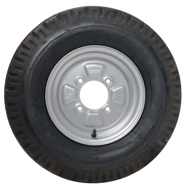 Kenda Roue complète de remorque - 5.00-10 - entraxe : 4x115 - capacité de charge : 440 kg - diamètre du moyeu : 85 mm - 6PR