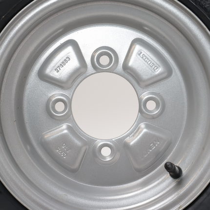 Kenda Roue complète de remorque - 5.20-10 - entraxe : 4x115 - capacité de charge : 355 kg - diamètre du moyeu : 85 mm - 4PR