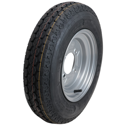 Kings tire Roue complète de remorque - 4.00-10 - entraxe : 4x115 - capacité de charge : 345 kg - diamètre du moyeu : 85 mm - 6PR