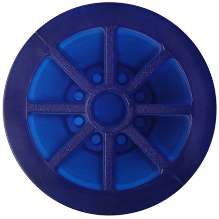 Knott Diabolo bleu - 95x87 mm - diamètre du moyeu 14,5 mm