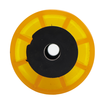 Knott Diabolo jaune - 194x61 mm - diamètre du moyeu 17 mm