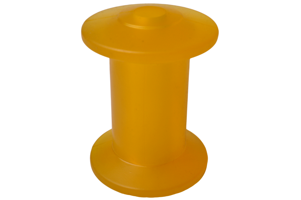 Knott Diabolo jaune - 98x68.5 mm - diamètre du moyeu 16 mm