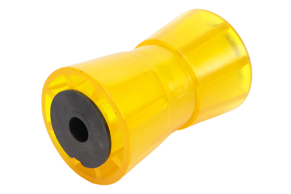 Knott Diabolo orange/jaune - 133x58.5 mm - diamètre du moyeu 17 mm - matériau PU