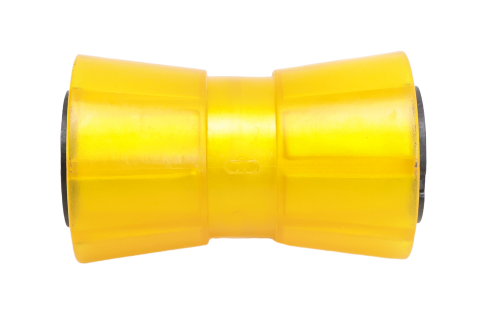Knott Diabolo orange/jaune - 133x58.5 mm - diamètre du moyeu 17 mm - matériau PU