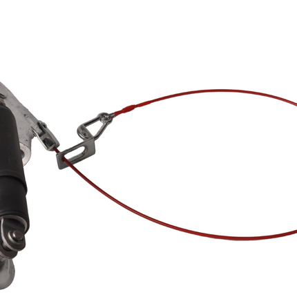 Knott Frein à inertie pour remorque KF27 (2700 kg) Timon en V, y compris console pour roue d'appui.
