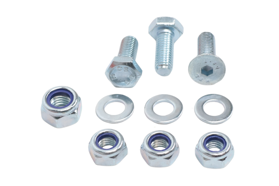 Knott Jeu de vis et d'ècrous pour supports de roue jockey