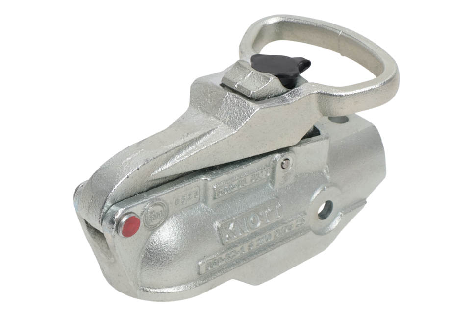 Knott Knott AV50 - rond 50 mm - 2700 kg - Boîtier d'attelage freinée - Serrures intégrées incluses
