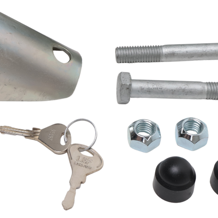 Knott Knott AV50 - rond 50 mm - 2700 kg - Boîtier d'attelage freinée - Serrures intégrées incluses
