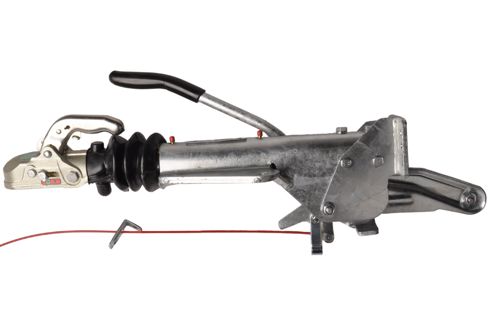 Knott Knott Frein à inertie pour remorque - KF27 - capacité max : 2700 kg - connexion au timon en V - y compris la console pour roue jockey