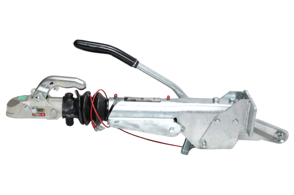 Knott Knott Frein à inertie pour remorque - KF27 - capacité max : 2700 kg - connexion au timon en V - y compris la console pour roue jockey