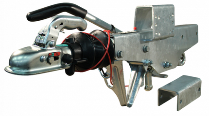 Knott Knott Frein à inertie pour remorque - KRV 13-C GF - capacité max : 1400 kg - carré 60 & 70 mm - y compris la console pour roue jockey