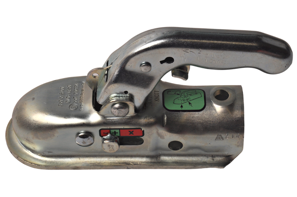 Knott Knott K20-A - rond 50 mm - 2000 kg - Boîtier d'attelage freinée