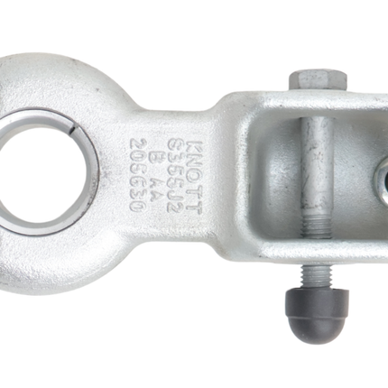 Knott Knott KF35-D1 / KF35-D2 - anneau de din / anneau de timon - rond 50 mm - 3500 kg - pour remorques freinées