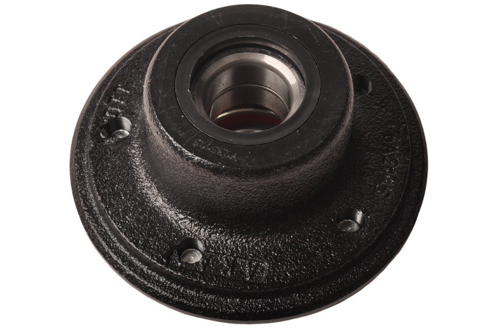 Knott Moyeu avec chapeau de moyeu, écrou à bride et roulement compact - 112x5