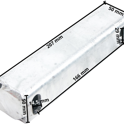 Knott Plaque d’adaptation Knott - entraxe 166 mm - hauteur 50 mm