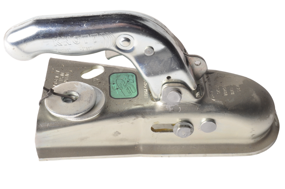 Knott Remorque en V Knott AKF W 7,5 - 750 kg - Tête d'attelage non freinées