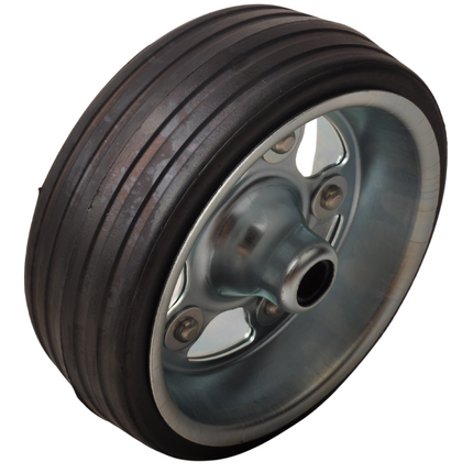 Knott Roue jockey 250x120 mm avec jante en acier - diamètre de moyeu de 20 mm - capacité de charge de 500 kg -