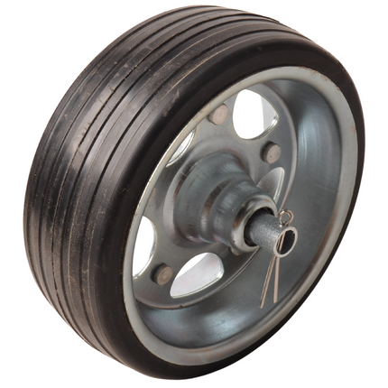 Knott Roue jockey 250x120 mm avec jante en acier - diamètre de moyeu de 20 mm - capacité de charge de 500 kg -