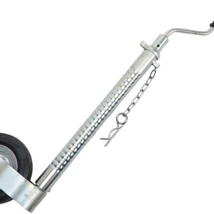 Knott Roue jockey Ifor Williams - 48 mm - nervuré- 200 kg - jante en acier