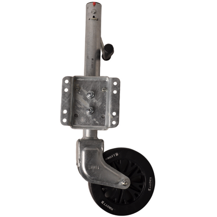 Knott Roue jockey pivotante - 60 mm - capacité de charge : 150 kg - manivelle