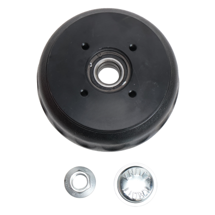 Knott Tambour de frein Knott - 200x50 mm - 4x100 - y compris écrou à bride et cache-moyeu
