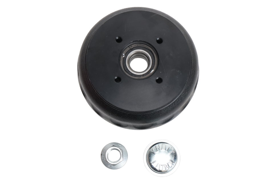 Knott Tambour de frein Knott - 200x50 mm - 4x100 - y compris écrou à bride et cache-moyeu