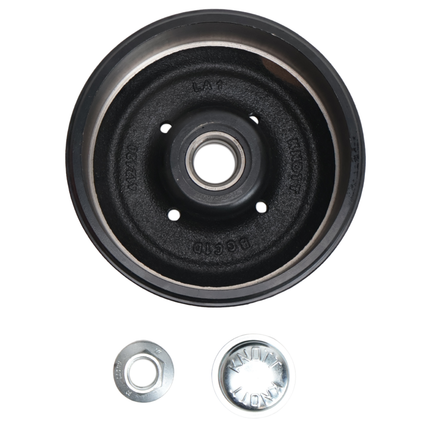Knott Tambour de frein Knott - 200x50 mm - 4x100 - y compris écrou à bride et cache-moyeu