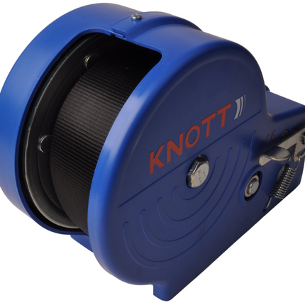 Knott Treuil manuel sans frein - 1150/575 kg - sangle de treuil et crochet de levage inclus - 2 vitesses