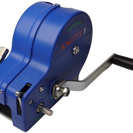 Knott Treuil manuel sans frein - 900/450 kg - sangle de treuil et crochet de levage inclus - 2 vitesses