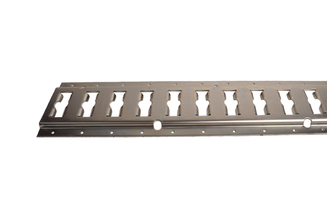 Novio Rails d'arrimage de charge de 2,5 mm d'épaisseur - 150 cm