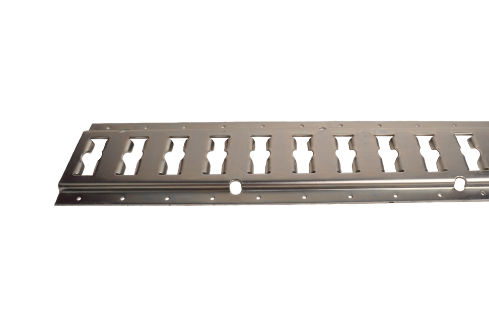 Novio Rails d'arrimage de charge de 2,5 mm d'épaisseur - 150 cm