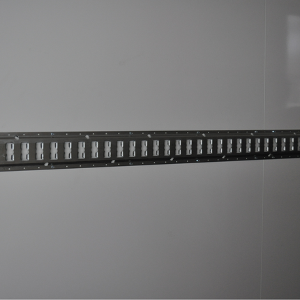 Novio Rails d'arrimage de charge de 2,5 mm d'épaisseur - 150 cm