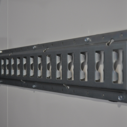 Novio Rails d'arrimage de charge de 2,5 mm d'épaisseur - 150 cm