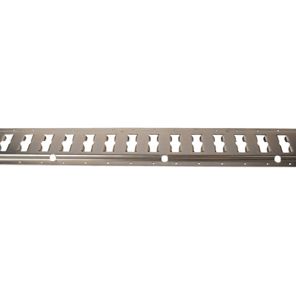 Novio Rails d'arrimage de charge de 2,5 mm d'épaisseur - 150 cm