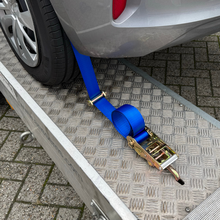 Novio Sangle d’arrimage pour porte-voiture - 250x5 cm - charge de rupture 860 kg